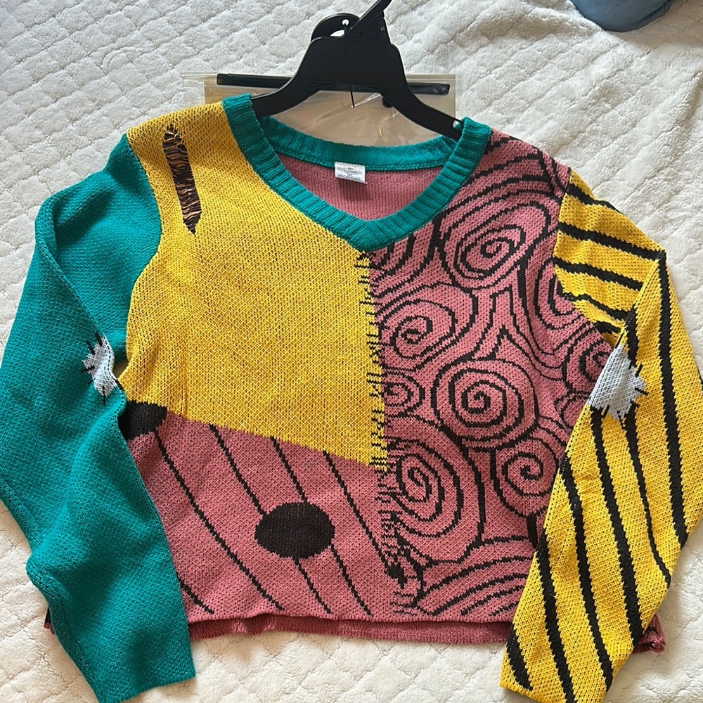 Colorful Patchwork Sweater